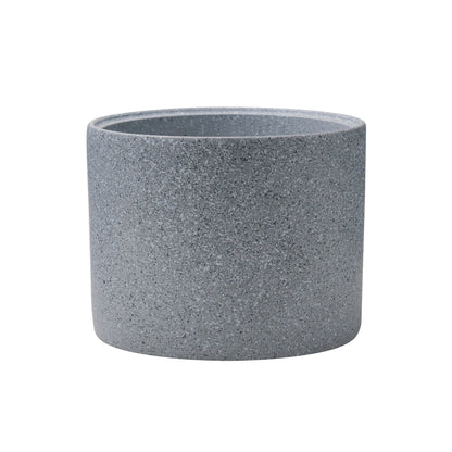 Round Concrete Planter, Modern Style Large Cylindrical Plant Pot with Drainage Hole for Indoor Outdoor ,AF002