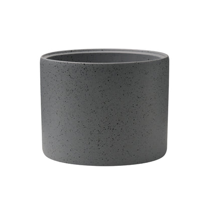 Round Concrete Planter, Modern Style Large Cylindrical Plant Pot with Drainage Hole for Indoor Outdoor ,AF002