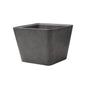 Funnel-shaped Concrete Planter, Modern Style Large Plant Pot with Drainage Hole for Indoor Outdoor AF005