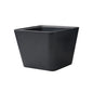 Funnel-shaped Concrete Planter, Modern Style Large Plant Pot with Drainage Hole for Indoor Outdoor AF005