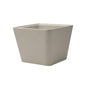 Funnel-shaped Concrete Planter, Modern Style Large Plant Pot with Drainage Hole for Indoor Outdoor AF005