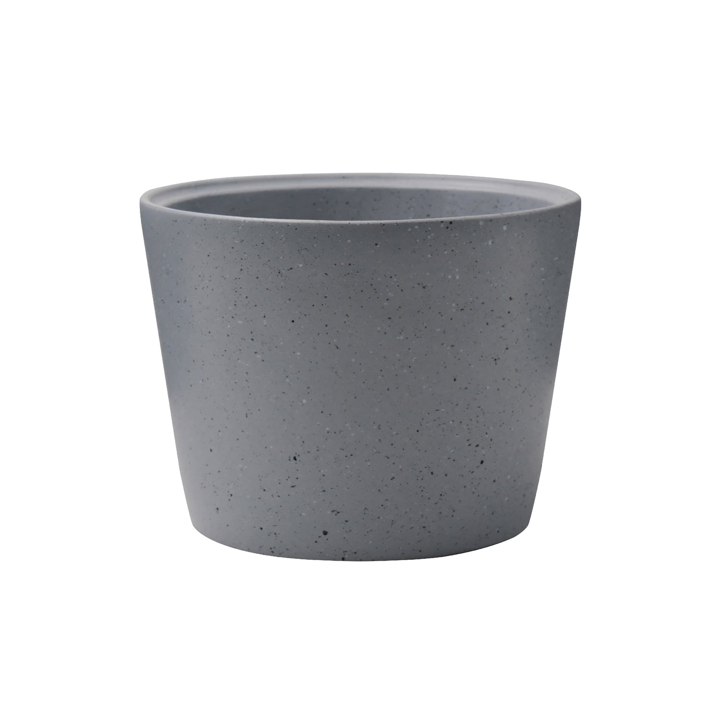 Fajzata Tapered Cylindrical Shape Concrete Planter Pot Yellow Color Cement Planter Custom Composite Material AF007