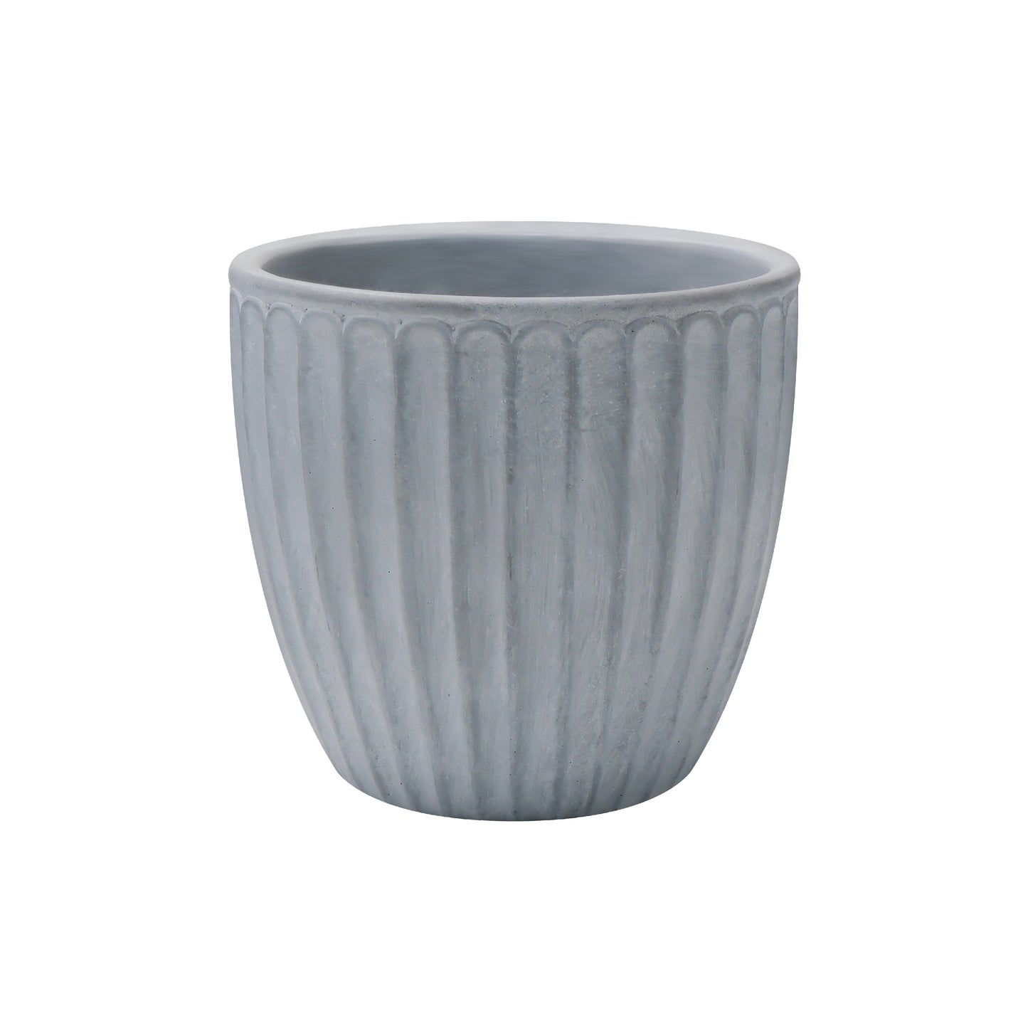 Grey Frill Indoor Pot  Custom designs high quality  round  pots Planter orchid garden AF036