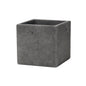 Square Concrete Planter for Outdoor Indoor Home Patio Garden, Large Plant Pot with Drainage Hole and Rubber Plug, Slate Grayt Composite Material Planter AF054