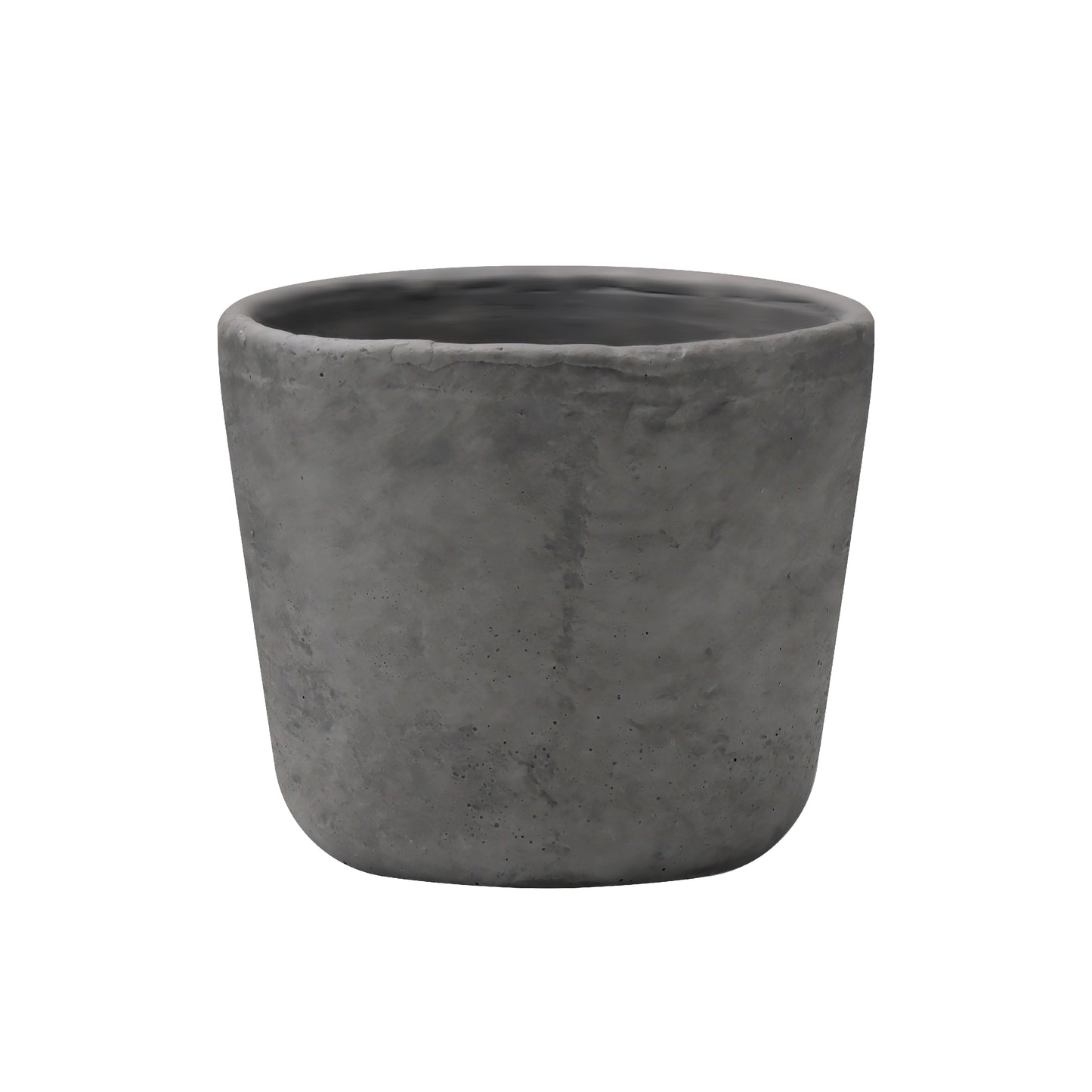 Round Natural Concrete/Fiberglass Indoor Outdoor Elegant Plantere ，Composite Material Planter AF060