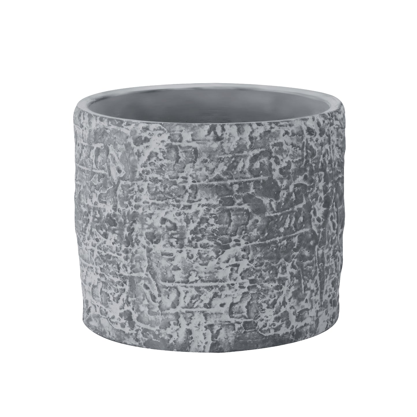 Volcanic Rock Style Concrete Planter Decorative Indoor/Outdoor Plant Container, Composite Material Planter AF065