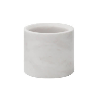 Wholesale Natural Marble Stone Candle  Stand Stone Candle Holder Home Decor White Marble Candle Holder  FJCD-0010