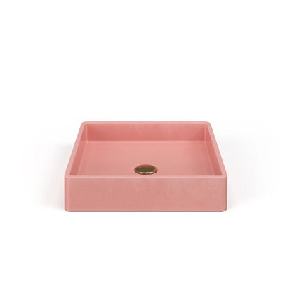 Sqaure Composite Concrete Sink Custom Color and Size FJBS03